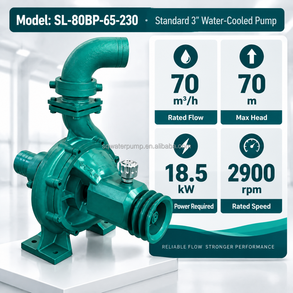 OEM Supported Pump Model 230 Water Cooled 3 Inch Diesel Water Pump for ...