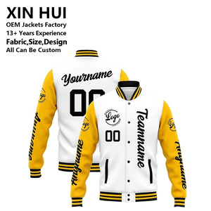 Custom Logo Varsity <b>Jacket</b> Men Sublimation Team Name Number Letterman <b>Jackets</b> Patchwork Bomber Streetwear Unisex Coat - Product Image 1