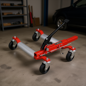 Carrello Sposta Ruote 1500 Libbre in Metallo, Sollevatore Pneumatici Auto, Strumento di Posizionamento Veicoli Modello D0100X3E9L8 - Product Image 2