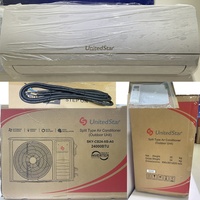 Climatiseur mural Unitedstar 9000 BTU 24000 BTU, uniquement refroidissement, pour hôtels, R410a, Climatiseur Split en stock