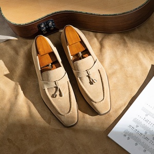 Zapatos de Vestir Formales y Casuales de Cuero Genuino Hechos a Medida de Alta Gama para Hombre, Ideales para Conducir - Product Image 1