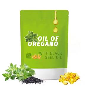 Huile d'origan en gélules sous marque privée OEM avec huile de nigelle, qualité supérieure, ingrédients naturels, complément alimentaire - Product Image 1