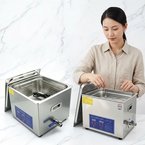 <span class=keywords><strong>Nettoyeur</strong></span> à ultrasons numérique de table 15L 360W 40kHz avec chauffage et minuterie en acier inoxydable <span class=keywords><strong>pour</strong></span> le nettoyage industriel - Product Image 1