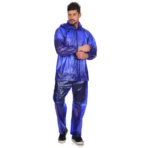 Customize Welcomed Rainsuit Colored Women Transparent Rainwear Pvc Raincoat