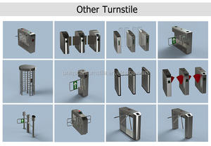 Spor salonu kullanımı çelik kanatlı bariyer turnikeler güvenlik için 304 paslanmaz tek veya çift motorlu renkli salıncak kapısı - Product Image 5