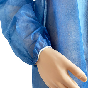 <span class=keywords><strong>Blouse</strong></span> de protection <span class=keywords><strong>jetable</strong></span> non tissée anti-poussière pour laboratoire, usage alimentaire et industriel, SPP Col Classique, du fabricant Xiantao - Product Image 3