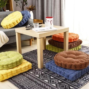 Cojines de lona de algodón para ventana de Bahía de estilo japonés de alta calidad, cojines lumbares para asiento de meditación yóguica Circular gruesa - Product Image 2