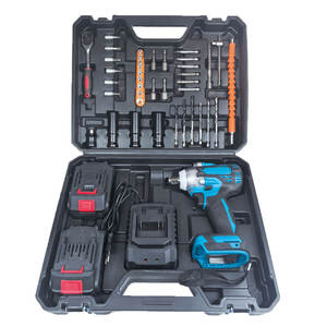 Outils électriques sans fil sans balais, électricien, ensemble complet d'outils électriques à main, <span class=keywords><strong>clé</strong></span> à chocs électrique de qualité industrielle - Product Image 3