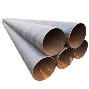 Spiral Steel Pipe 8 inch to 12 inch ASTM SSAW High Quality EN and API 5L SAWH Pile Pipe For Construction and oil Pipe