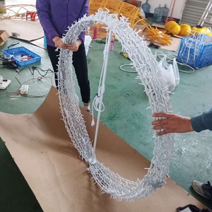 Esfera <span class=keywords><strong>LED</strong></span> Grande para Exteriores, Impermeable, para <span class=keywords><strong>Navidad</strong></span>, Bola de Luz Colgante Plegable para Exteriores - Product Image 4