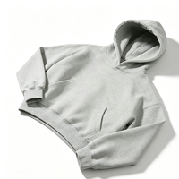 Sweat-shirt à capuche pour homme en coton brodé, uni, hiver, personnalisé, respirant, avec poche, molleton épais, streetwear