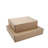 Échantillon Gratuit : Boîte d'expédition pliable en carton ondulé pour vêtements, chaussures et ordinateurs