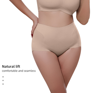 Culottes sans couture Shangbini pour femmes, taille haute, gainantes, anti-frottement, invisibles <span class=keywords><strong>sous</strong></span> les robes, grandes tailles - Product Image 2