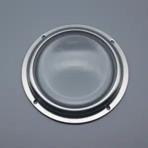 Tampa de lentes asféricas de 120 graus do vidro led para o módulo cob kl-hb100-120