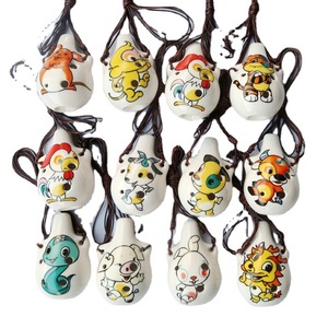 Ocarina Pequeña de Cerámica de 6 Orificios con Diseño de los 12 Animales del Zodiaco, Estilo Nuevo, Venta al por Mayor, para Principiantes - Product Image 1