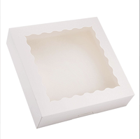 Boîte cadeau transparente pour anniversaire, emballage de gâteau de mariage, emballage de pâtisserie pour la Saint-Valentin
