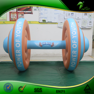 Haltère <span class=keywords><strong>gonflable</strong></span> géant pour publicité, modèle, équipement de <span class=keywords><strong>Fitness</strong></span>, de poids - Product Image 2