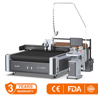 Máquina de Corte CNC con Cuchilla Oscilante AOYOO para Paneles de Espuma de Aislamiento Acústico