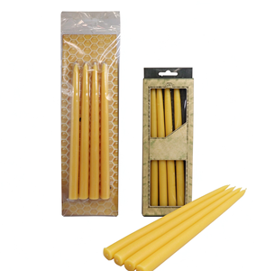 Bougies coniques pliables en <span class=keywords><strong>cire</strong></span> <span class=keywords><strong>d</strong></span>'<span class=keywords><strong>abeille</strong></span> jaunes de bonne qualité, <span class=keywords><strong>prix</strong></span> <span class=keywords><strong>d</strong></span>'usine, 8 pièces pour la <span class=keywords><strong>d</strong></span>écoration de Noël à la maison - Product Image 3