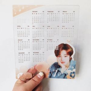 Calendrier Kpop miniature transparent personnalisé 2022, vente chaude, impression sur mesure - Product Image 1