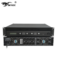 Amplificateur de puissance audio professionnel 4 canaux série T, amplificateur de rack pour installation commerciale, idéal pour les hôtels, les lieux de culte et les salles de conférence