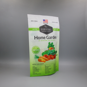 Custom Printed Laminated Material 3 Side Seal Seed Packaging Heat Seal Matte EVOH PE <strong>Compostable</strong> Recycle <strong>Small</strong> Flat Mylar Bag - Product Image 6