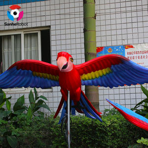 פנסי אנימטרוניקס תוכי מלאכותי מציאותי גודל חיים למכירה - Product Image 3