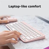Logitech K380 Keyboard Nirkabel Multi-perangkat Portabel Ultra-tipis untuk Windows Mac Chrome IOS Android