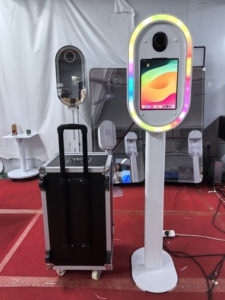 กล้องดิจิตอลแบบเลนส์เดียวรูปทรงวงรีบางเฉียบสำหรับ <span class=keywords><strong>iPad</strong></span> พร้อมรีโมทคอนโทรลแบบสตูดิโอและการใช้งานหน้าจอสัมผัส - Product Image 3