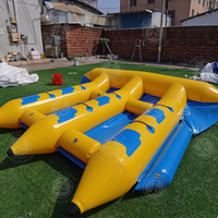 Bateau banane gonflable durable 6 places, remorquable, type poisson volant, à vendre
