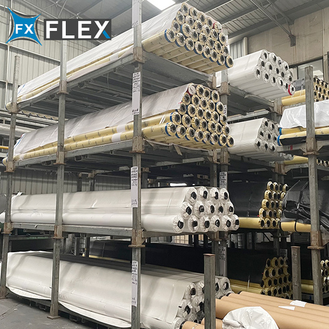 PVC Flex Banners Glossy/Matte/High Glossy 240g-750g PVC Frontlit Flex Banner Roll for Digital Printing Flex Banner