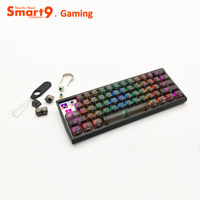 Xiaomi — clavier mécanique de jeu Smart9 RGB, sans fil, double Mode, usine chinoise, fabrication à haut écran