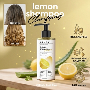 Shampoo al Limone Nutriente e Purificante a Marchio Privato per Capelli Danneggiati, Rimuove i Residui e Ripristina la Lucentezza - Product Image 1