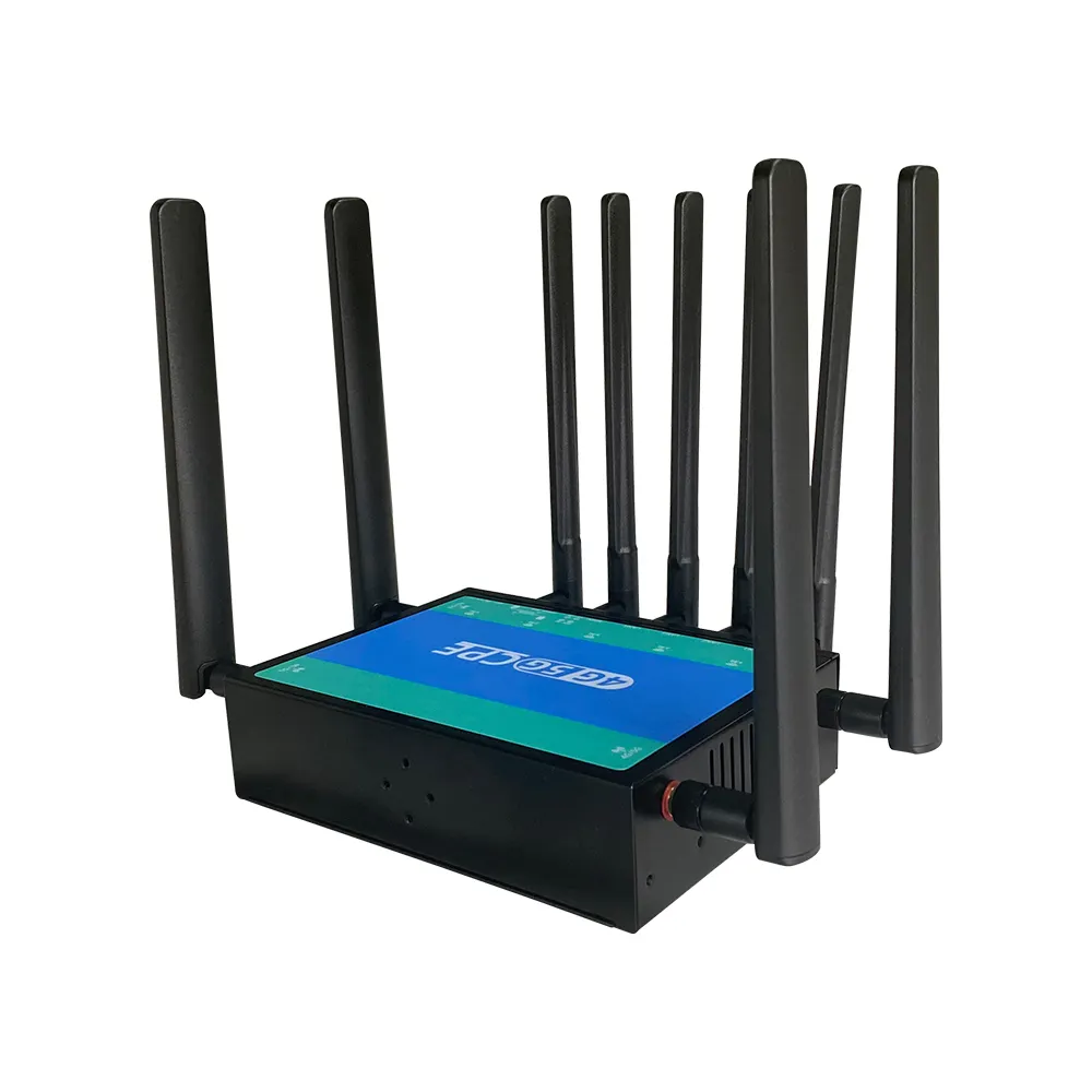 ZBT openwrt Gigabit wifi6 dual 5g enrutador celular Internet wi-fi módem tarjeta SIM 5g para uso en vehículos