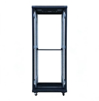 Armoire serveur sur pied de 19 pouces, modèle profond, 1640*600*800mm, 1,6m, en acier SPCC avec porte en verre trempé revêtu, en stock.