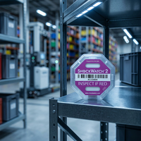 Indicateur d'impact 37G Shock Watcher, étiquette adhésive à usage unique pour la livraison d'équipements hospitaliers et de marchandises sensibles