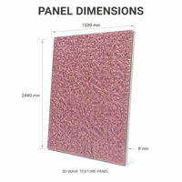 Panel de Techo Ondulado para Recepción de Hospital, Decoración Interior Moderna, Suministro Directo de Fábrica para Proyectos