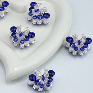 Venta al por mayor de alta calidad de agujero recto de punto pesado taladro mariposa cuentas de lujo DIY pulsera cuentas sueltas - Product Image 1