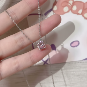Vendita calda di tendenza di moda collane di perline per bambini cuore fiore farfalla di cristallo in acciaio inox Punk gioielli all'ingrosso - Product Image 1