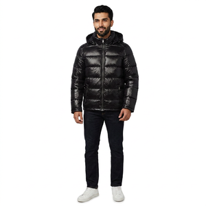 puffer <b>jacket</b> Direct Sale Men's Quilted Long Sleeve <b>Warm</b> <b>Jacket</b> AutumnWinter BusinessCasual Sports Stand Collar <b>Waterproof</b> - Product Image 1