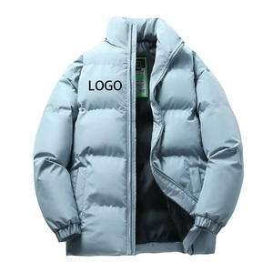 Veste matelassée pour homme à col montant, imperméable, résistante aux intempéries, confortable, <span class=keywords><strong>de</strong></span> couleur unie, pour la randonnée en plein air, prix <span class=keywords><strong>d</strong></span>'usine - Product Image 1