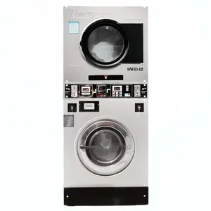 Professional 10Kg to 25Kg Coin or Card Operated Commercial Laundry Washing Machine Washer and Dryer