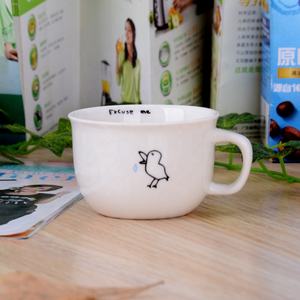 Tazas de café de cerámica de 150ml respetuosas con el medio ambiente de fábrica de China, taza de leche de agua de gres de diseño encantador bonito para bebés y niños - Product Image 4