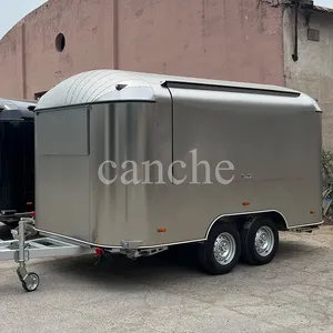 Camion de restauration populaire en Europe, chariot de crème glacée et de beignets, remorque alimentaire mobile - Product Image 5