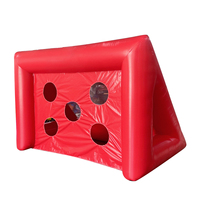 But de football gonflable portable moderne personnalisé en PVC pour tir au but, avec impression sérigraphique de logo personnalisé, promotionnel
