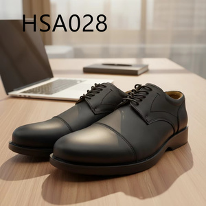 ZYF, <span class=keywords><strong>Zapatos</strong></span> <span class=keywords><strong>de</strong></span> Cuero para Hombre con Cordones, Diseño <span class=keywords><strong>de</strong></span> Doble Articulación, Punta Redonda, Antiolor para Viajes <span class=keywords><strong>de</strong></span> Negocios, <span class=keywords><strong>Zapatos</strong></span> <span class=keywords><strong>de</strong></span> Uniforme Hua Singh HSA028 - Product Image 4