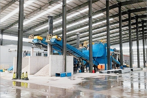 Maquinaria de tratamiento de residuos de construcción urbana-100 toneladas por día Máquina de cribado de tambor Línea Reciclaje Clasificación Equipo de separación - Product Image 6