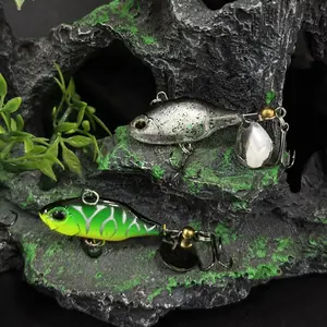 Roman <span class=keywords><strong>en</strong></span> gros Mini Nouveau Tournant Vibrations Spinner Appâts 35mm 7g Sinkin Pêche Leurres Jig - Product Image 4