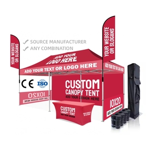 Bán chạy nhất tùy chỉnh 3x3 nhôm quảng cáo đám cưới quảng cáo lều với in logo triển lãm thương mại hiển thị lều - Product Image 1