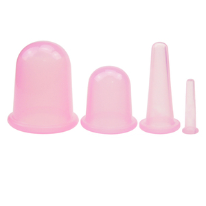 Tasse de massage Anti-cellulite, ensemble de thérapie par aspiration, Anti-chute, en silicone, pour le visage - Product Image 4